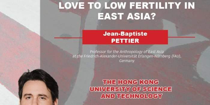 Conférence du CEFC From the reinvention of love to low fertility in East Asia
