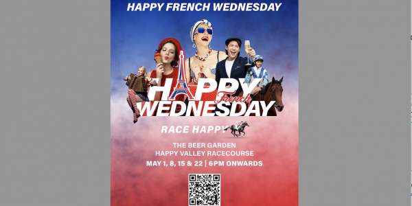 French Happy Wednesday les 1er, 8, 15 et 22 mai