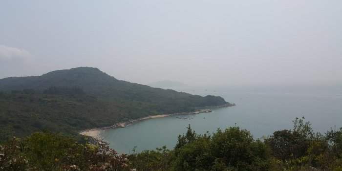 de Shek Pik réservoir à Shui Hau, Lantau Island